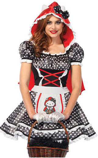 F1925 Halloween Cosplay Red Riding Hood Cape Fancy Dress Party Costume